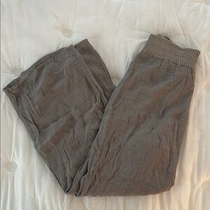 Apt. 9 Gray Wide Leg Pants with Elastic Waistband